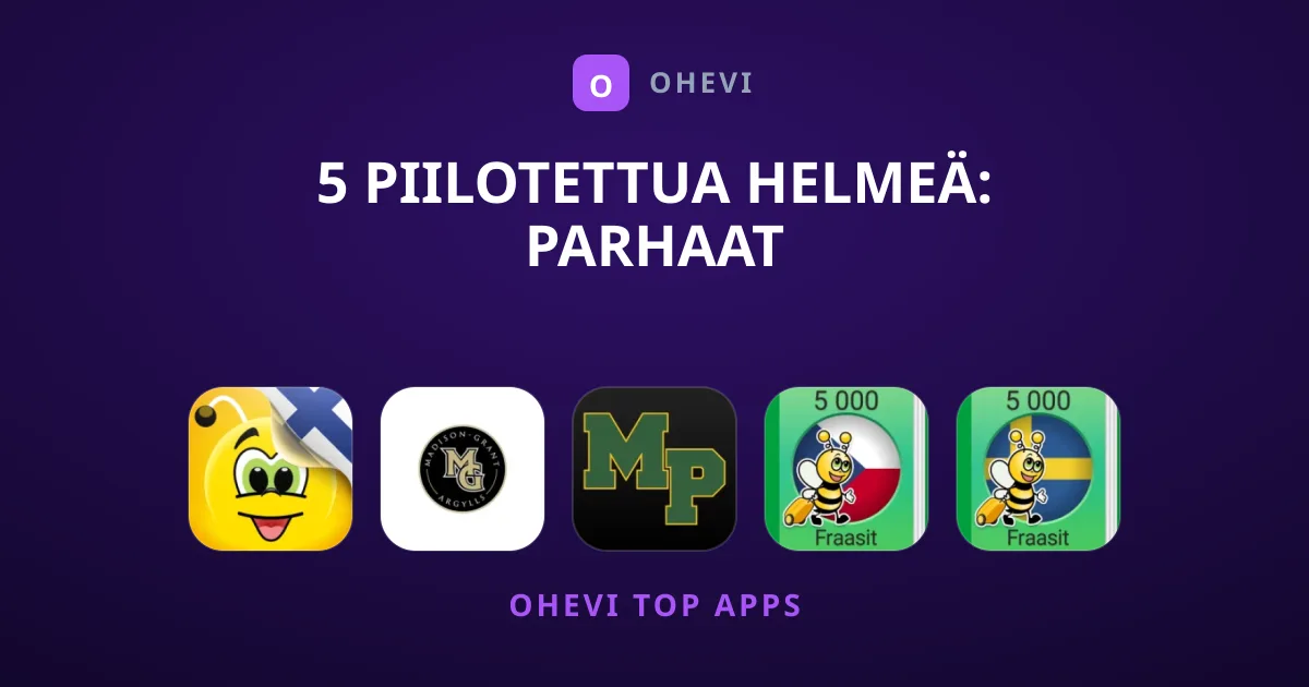 5 Piilotettua Helmeä: Parhaat Koulutus-Sovellukset